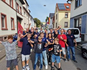 Gut gelaunt beim Kerwe-Umzug